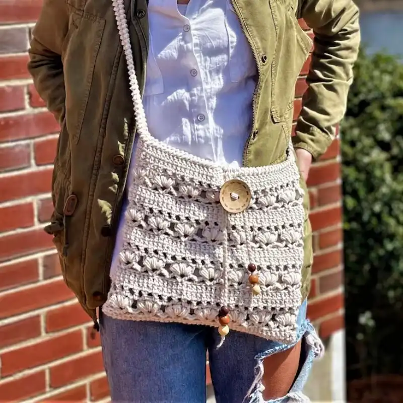 Luxury Crochet Handbag Pattern Crossbody Purse