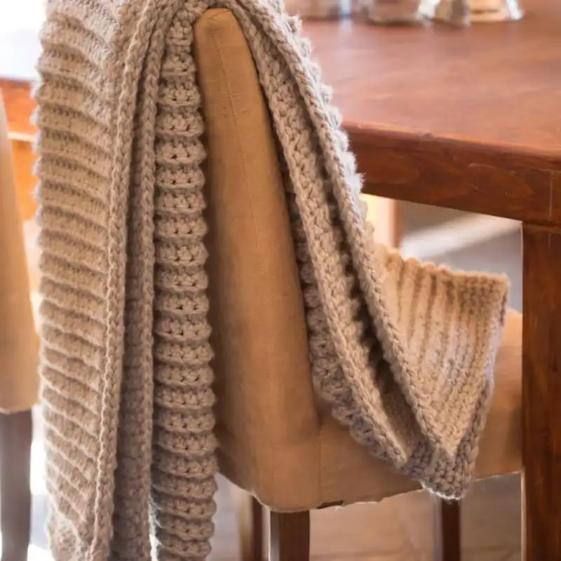 Mile A Minute Chunky Crochet Blanket Pattern