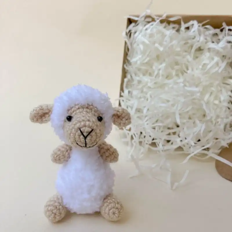 Mini Crochet Lamb 