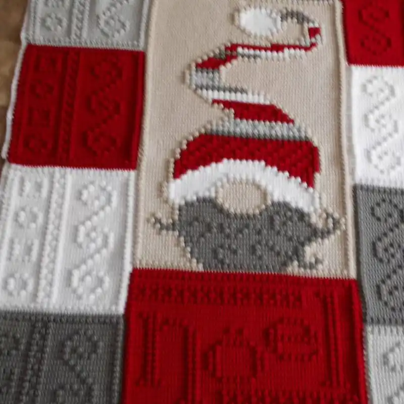 NOEL Pattern For Crocheted Blanket