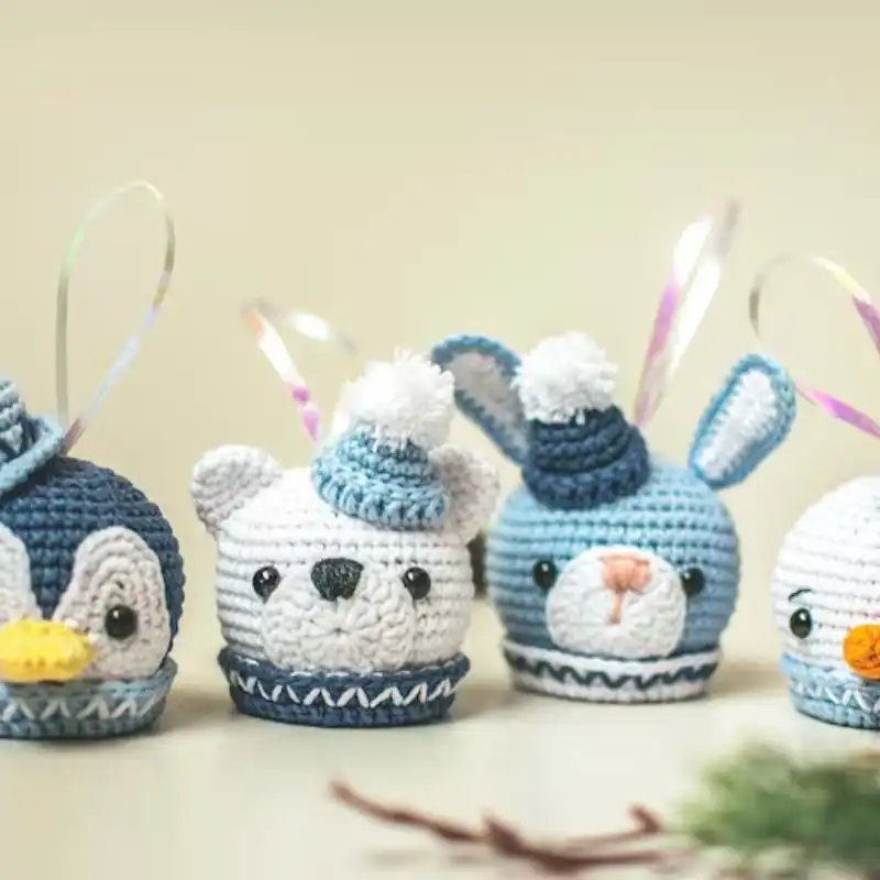 PDF Crochet Christmas Ornaments Pattern