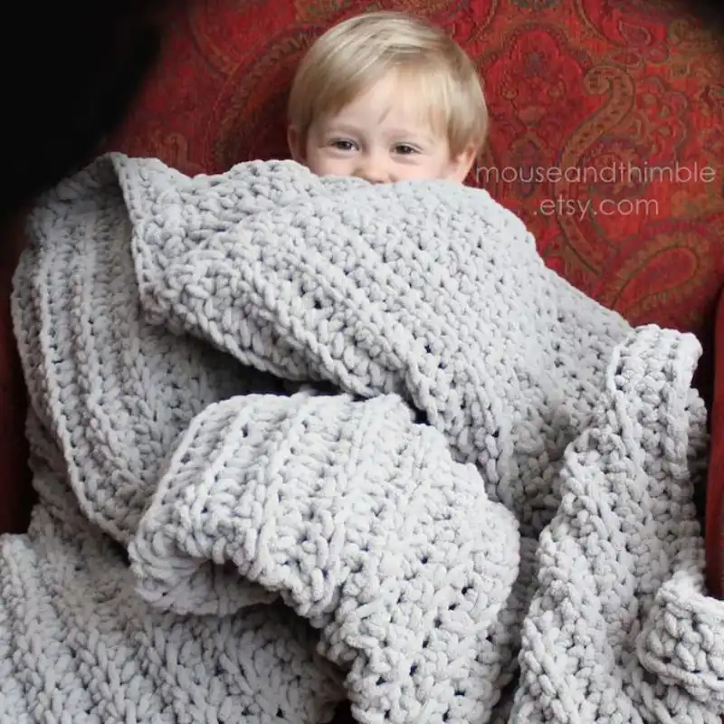 Quick & Easy Blanket Crochet PATTERN