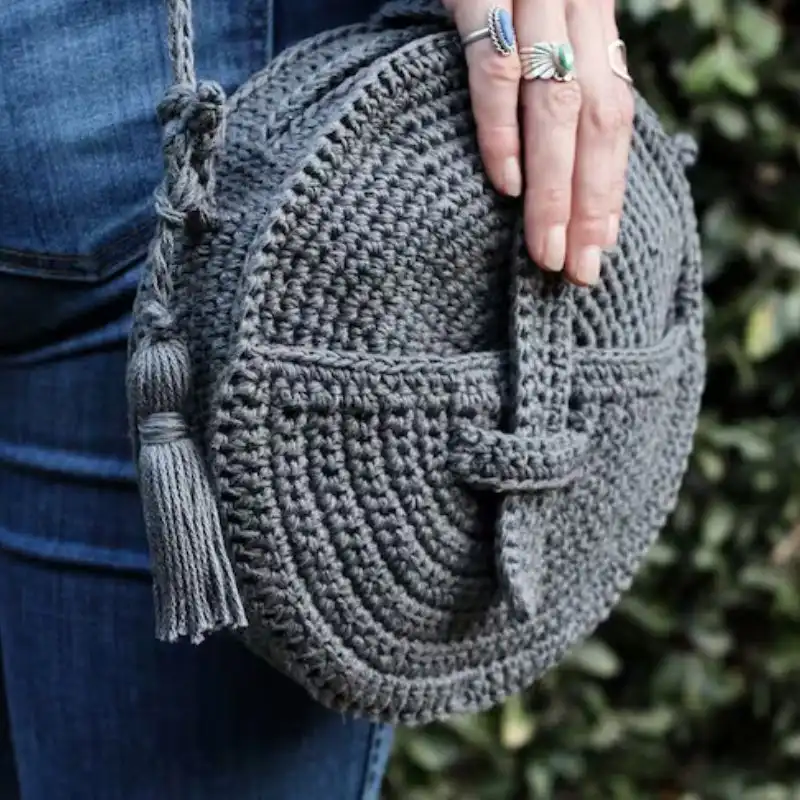 Round Purse Crochet Pattern