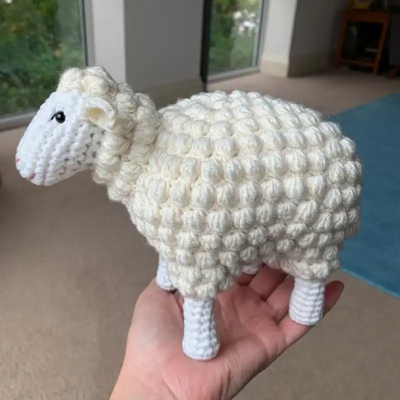 Sheep With Lambs Crochet Pattern