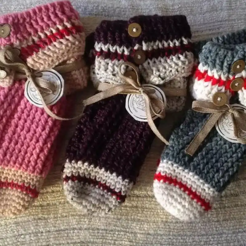 Sock Monkey Slippers Crochet Pattern