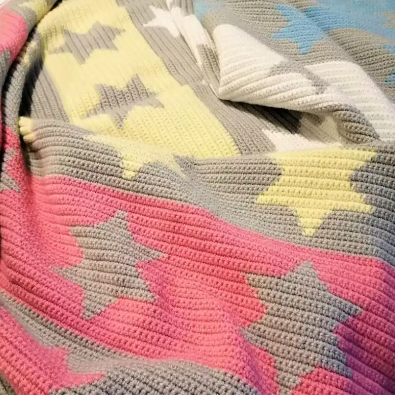 Star Blanket Tapestry Crochet Pattern