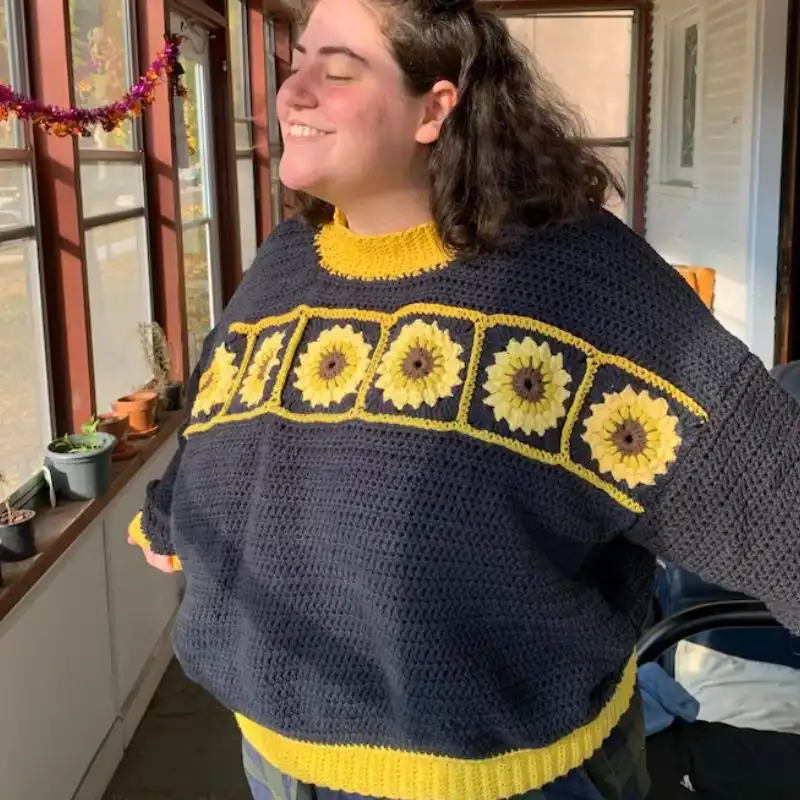 Sunflower Sweater Pattern
