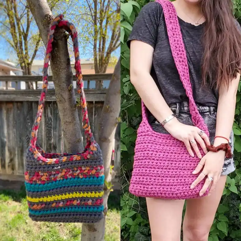 Super Simple Crochet Cross Body Bag Pattern