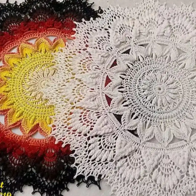 Tanviha Textured Crochet Doily Pattern
