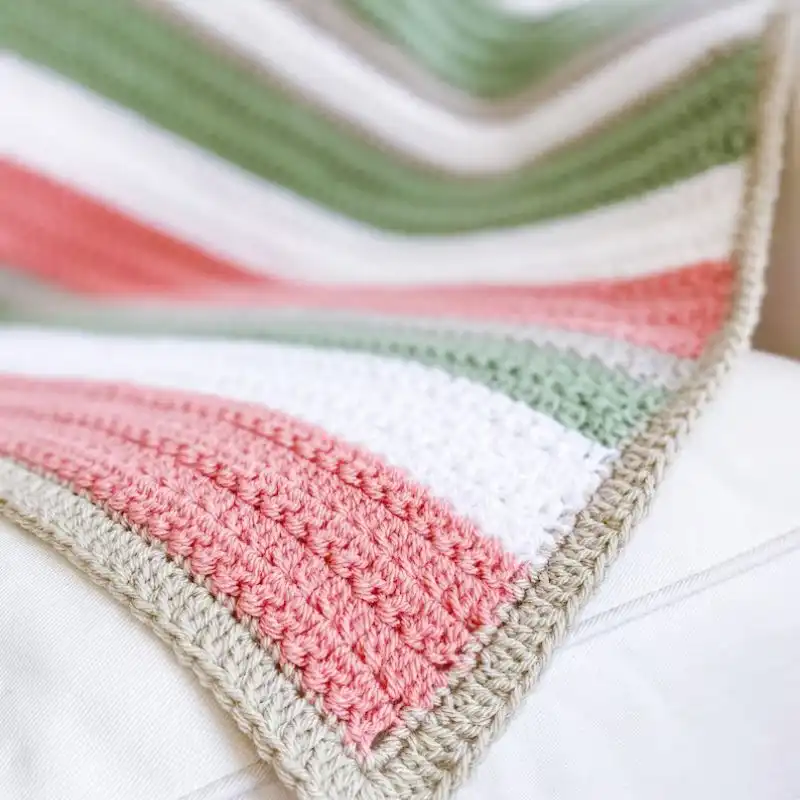 Textured Stripes Blanket