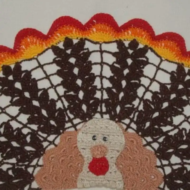 Thanksgiving Turkey Doily Crochet Pattern
