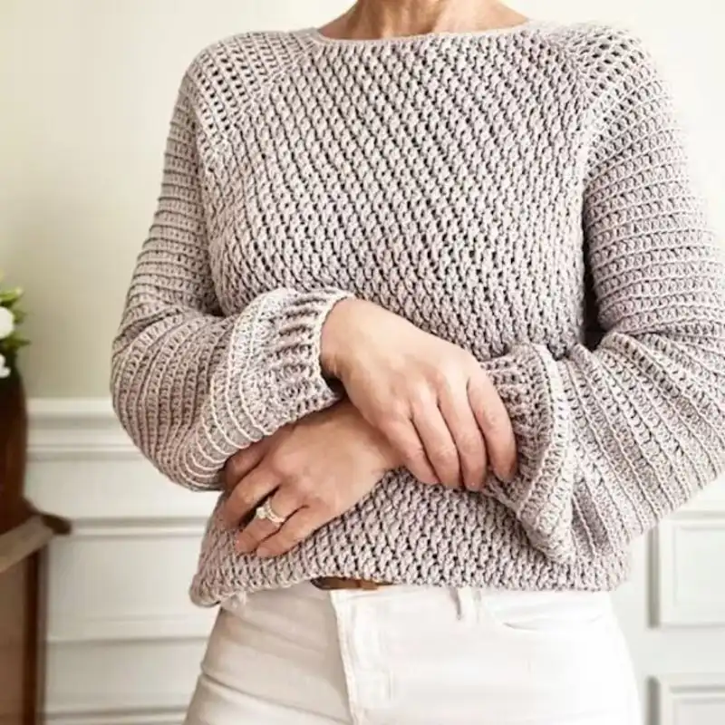 The Ellery Top Down Sweater