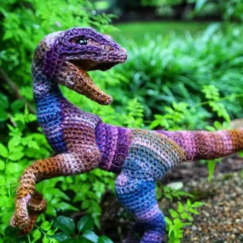 Velociraptor Crochet Pattern