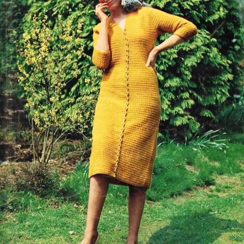 Vintage Women’s Crochet Dress