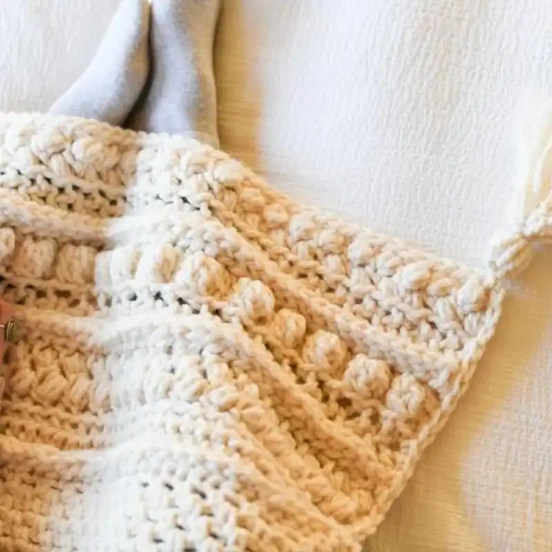 Wintertide Throw Blanket Crochet Pattern