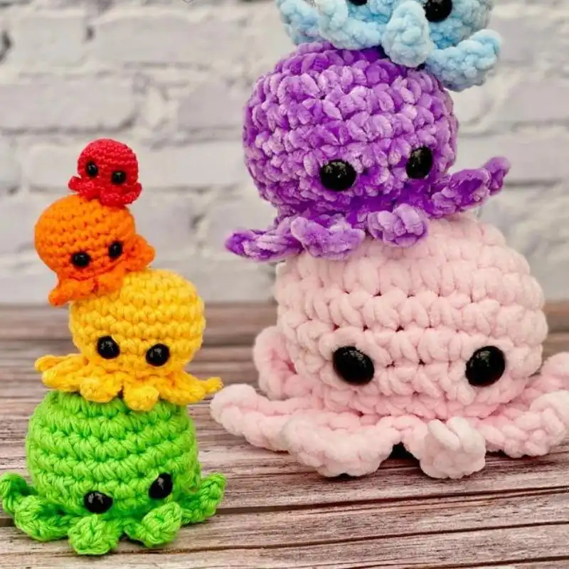 Amigurumi Octopus Baby Toy