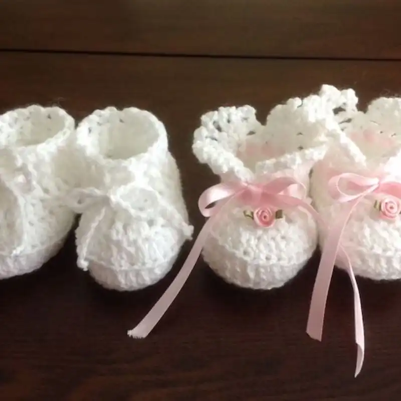 Baby Booties Newborn Girl And Boy Crochet Patterns