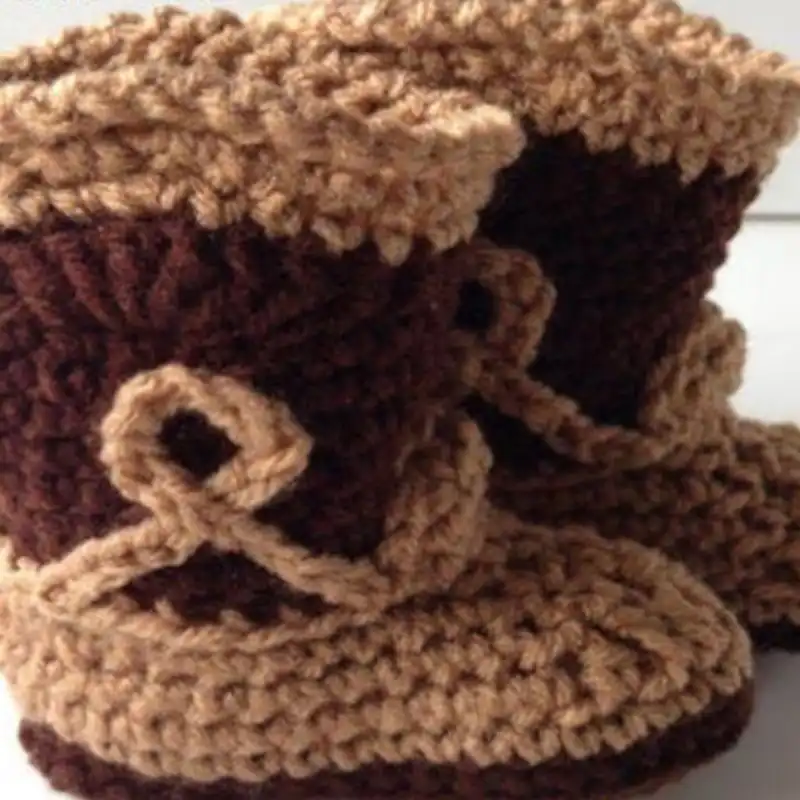 Baby Cowboy Booties Pattern