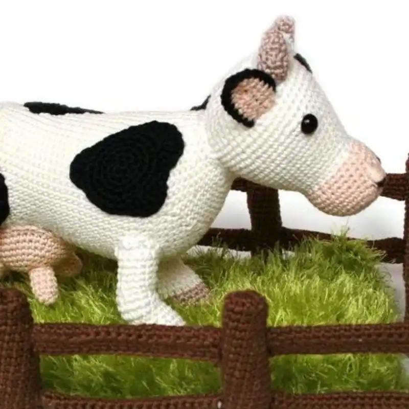 Bertha The Cow Crochet Pattern