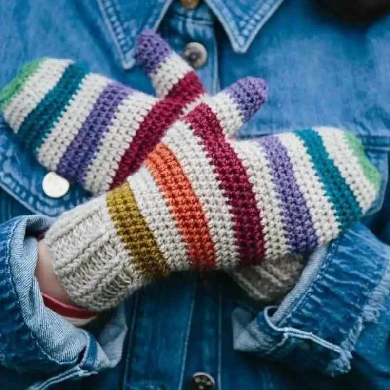 Bifrost Mitten Crochet Pattern