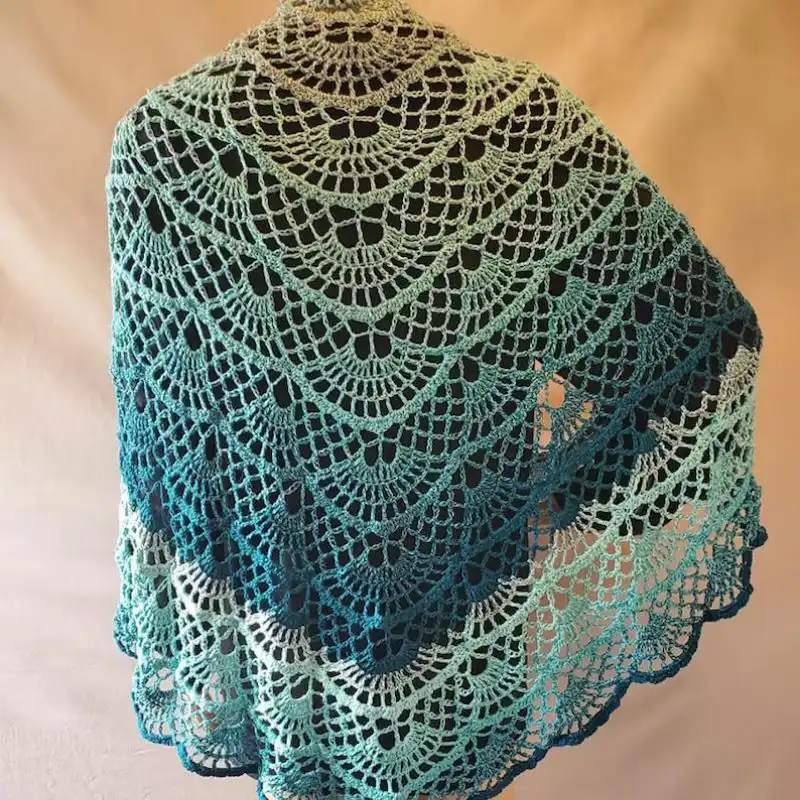 Butterfly Triangle Shawl