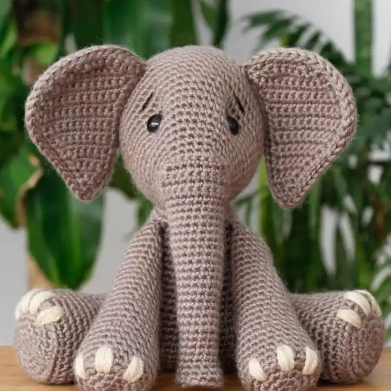 ChiquiPork Bubba The Elephant Crochet Pattern