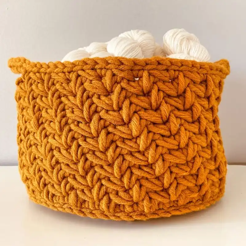 Chunky Crochet Basket
