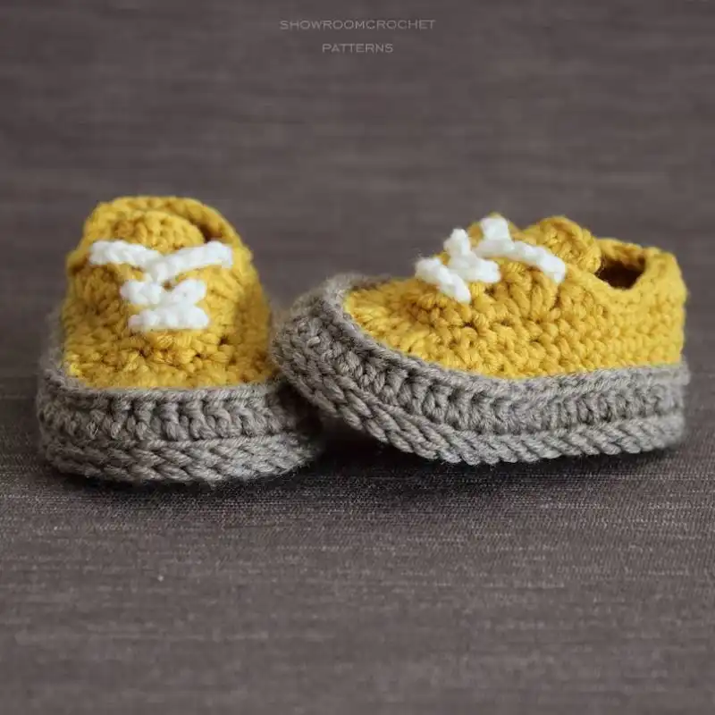 Classic Baby Sneaker Crochet Pattern