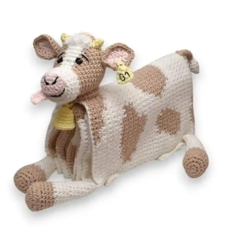 Cow Baby Blanket Crochet Pattern
