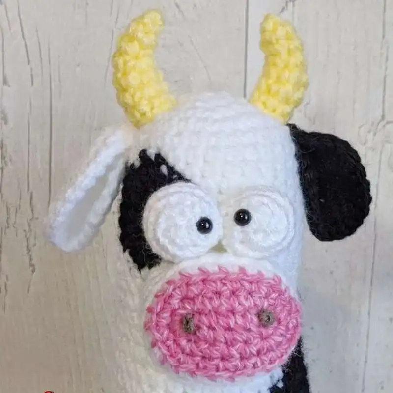 Crochet Cow Doorstop Pattern