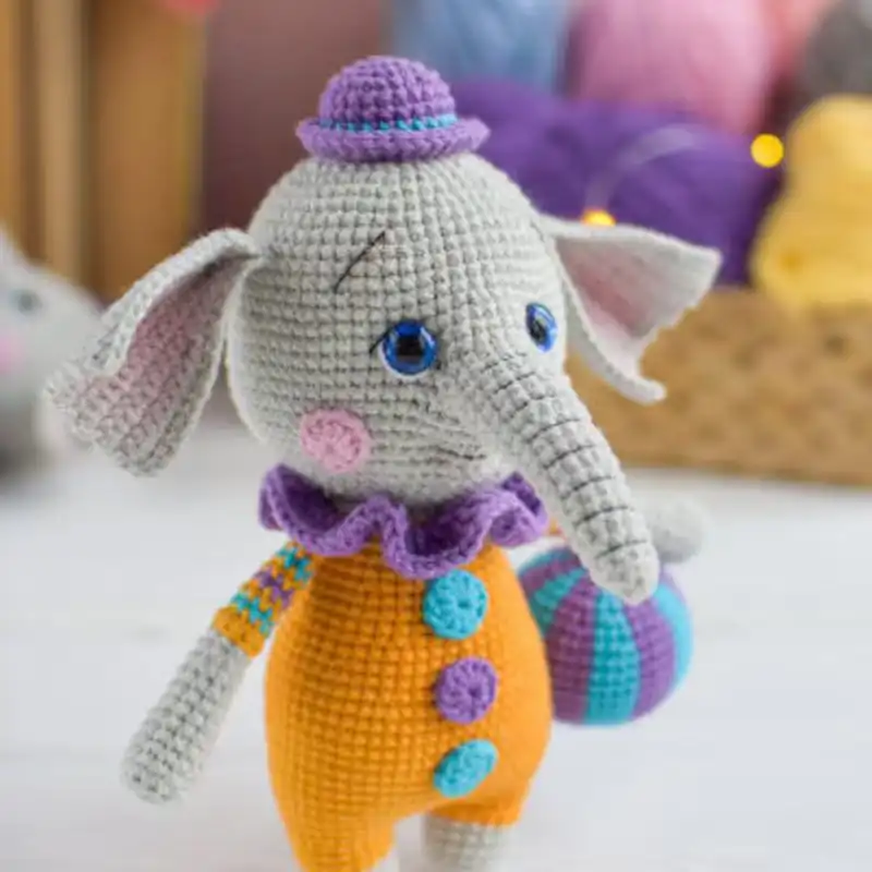 Cute Funny Elephant Crochet Pattern