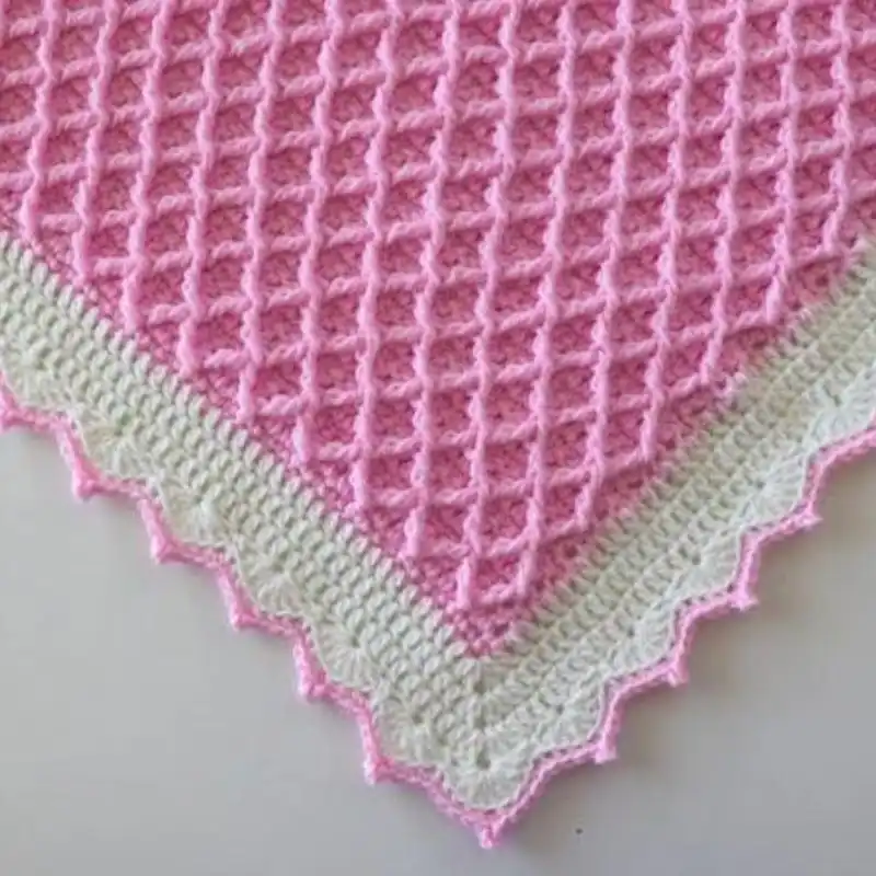 25 Amazing Diamond Stitch Crochet Blanket Patterns For Cozy Creations ...