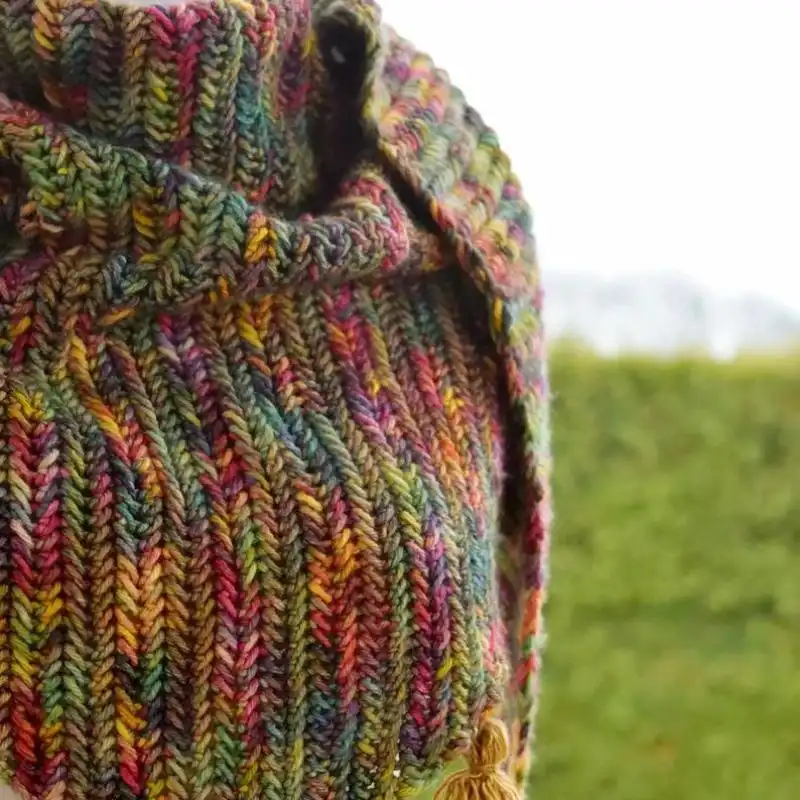 Diana Herringbone Triangle Crochet Shawl