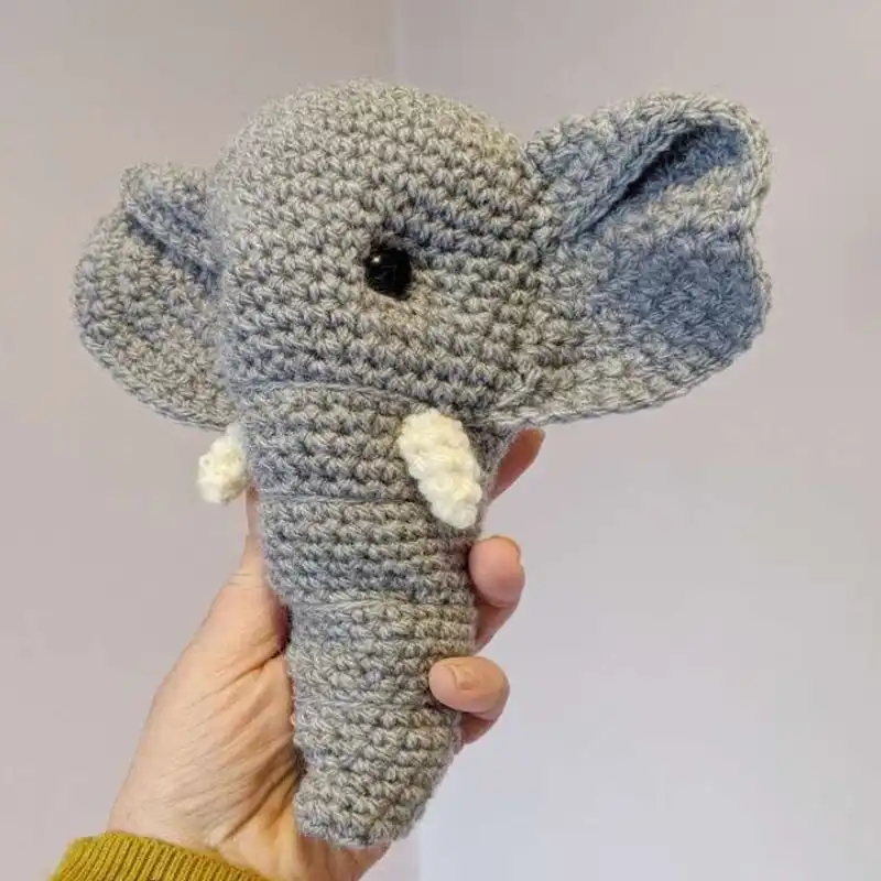 Elephant Trophy Head Crochet Pattern