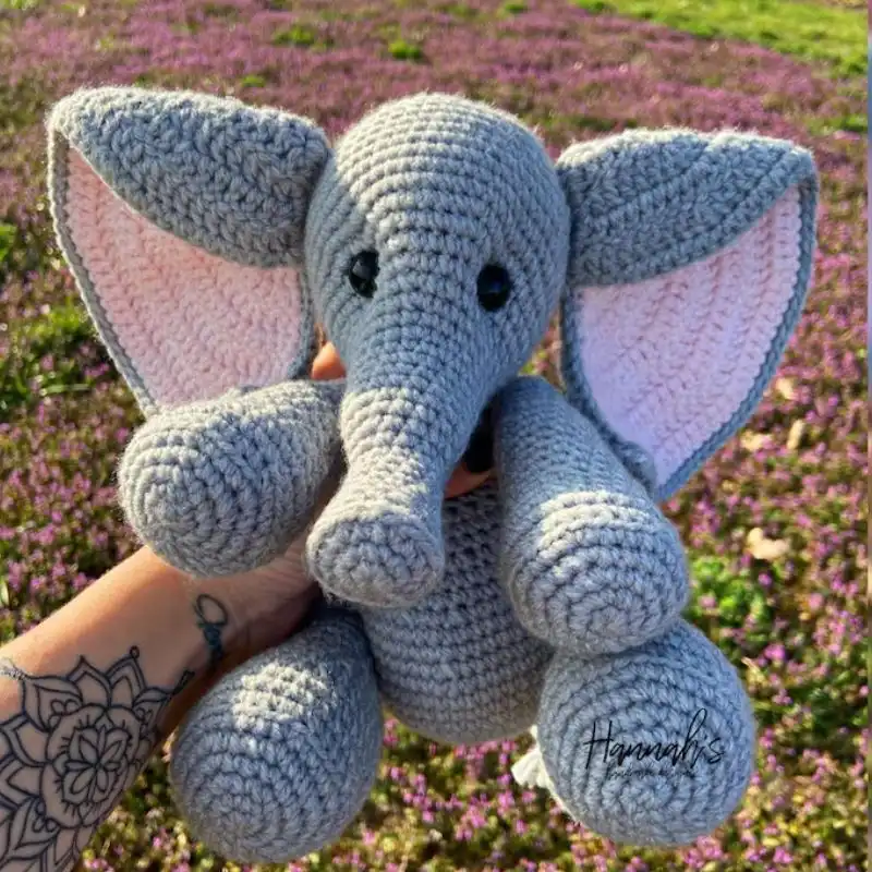 Everly the Elephant Crochet Pattern