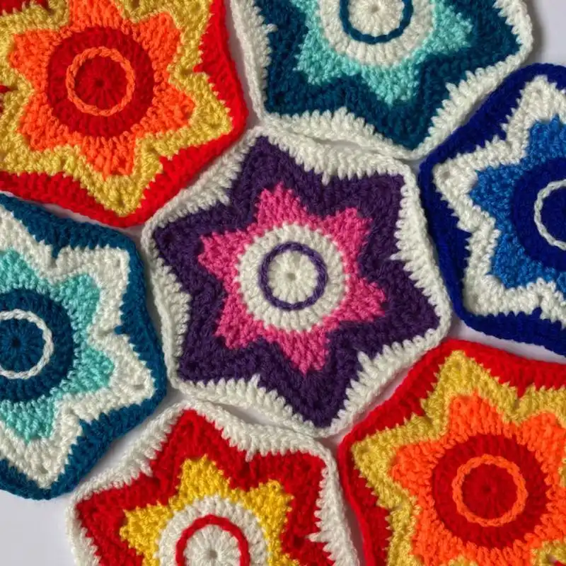 Hexagon Crochet Pattern