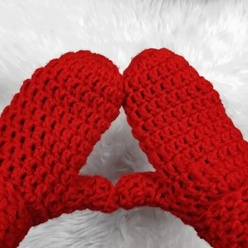 K.I.S.S. Chunky Mitten Crochet Pattern