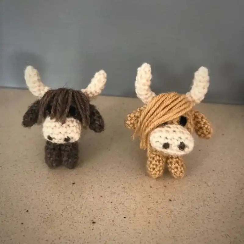 Miniature Highland Cow Crochet Pattern