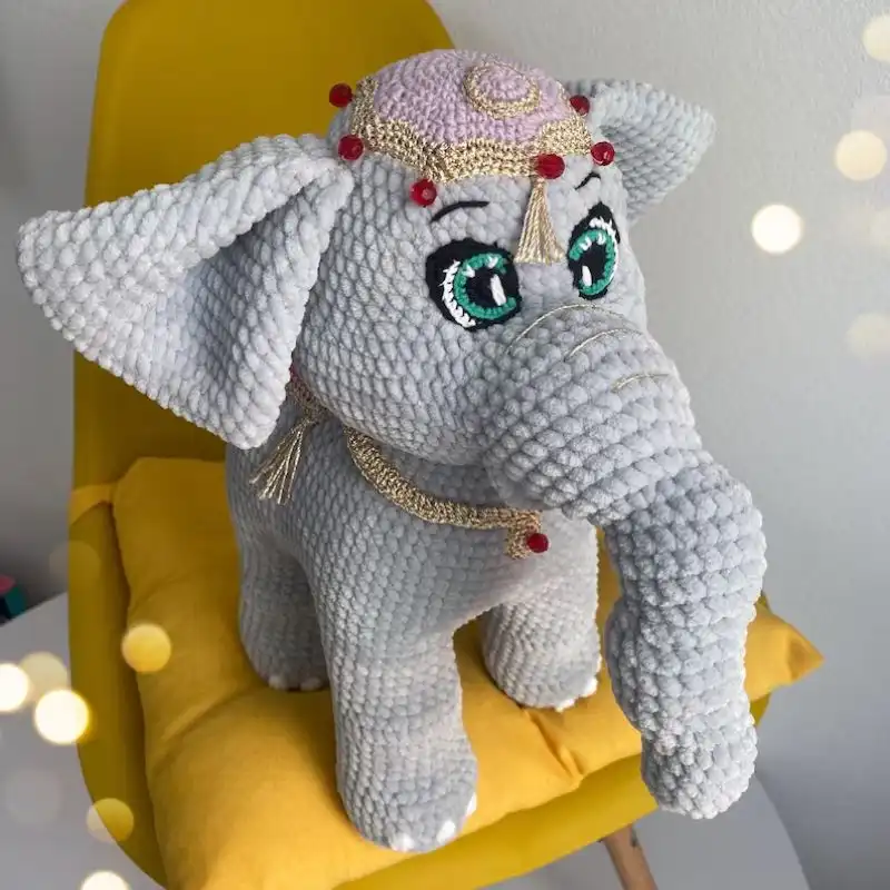 Mother And Baby Elephant Crochet Pattern