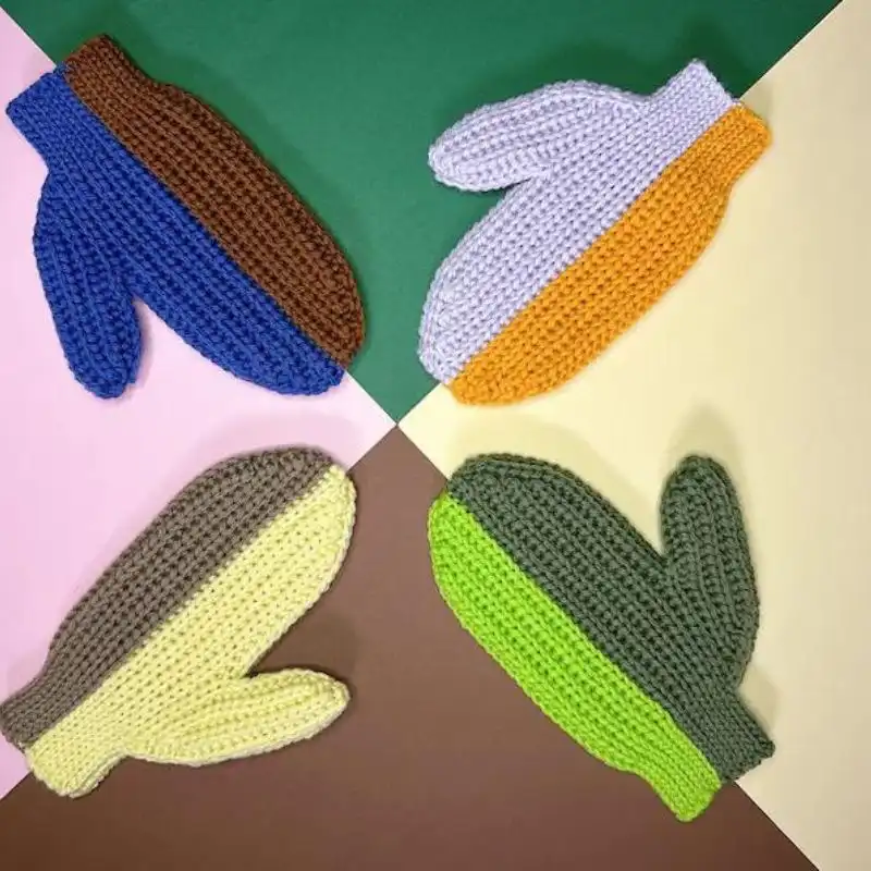 No Knit Mittens Crochet Pattern