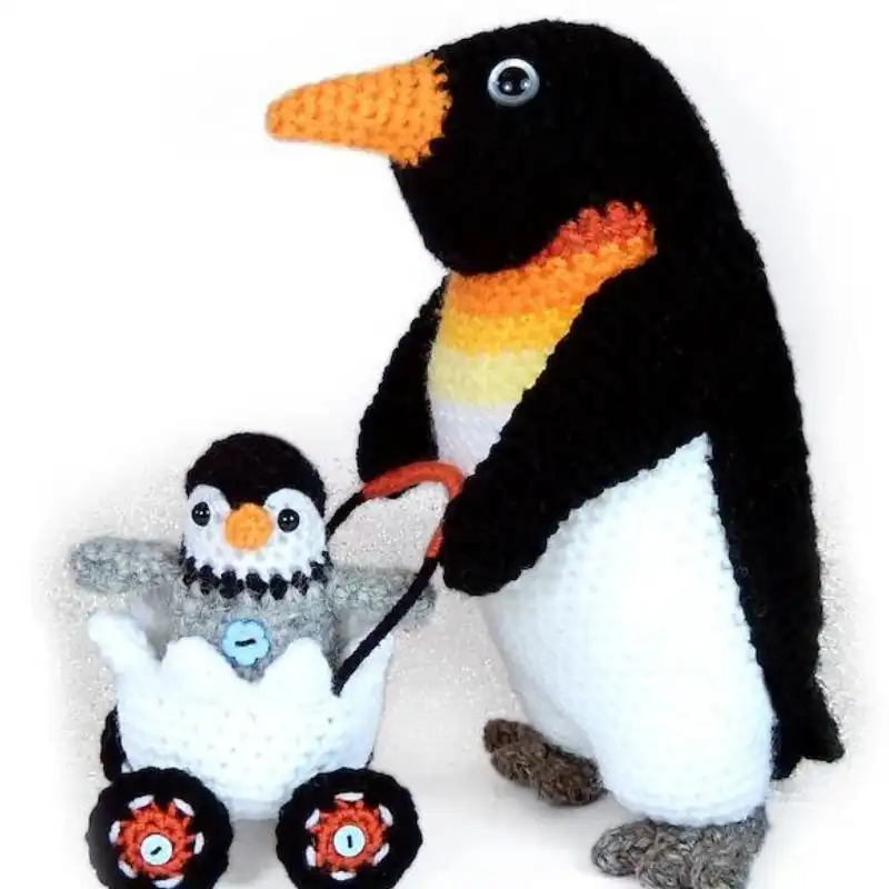 Papa Penguin and Pierre Baby Pierre