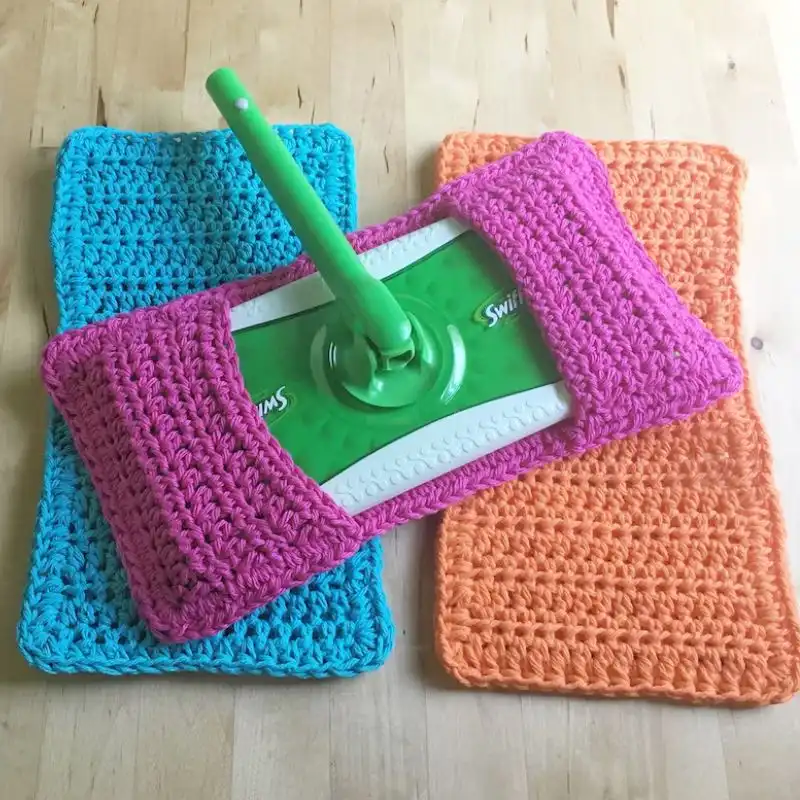 Reusable Sweeper Cover Crochet Pattern Instructions