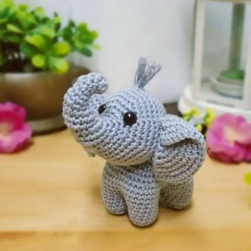 Small Elephant Crochet Pattern