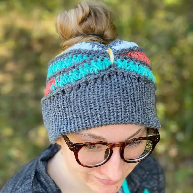 The Eliron Headwrap Ear Warmer Circular Crochet Pattern