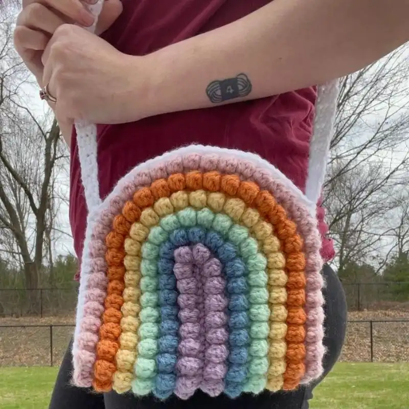 The Maggie (Rainbow) Bag Crochet Pattern Instructions