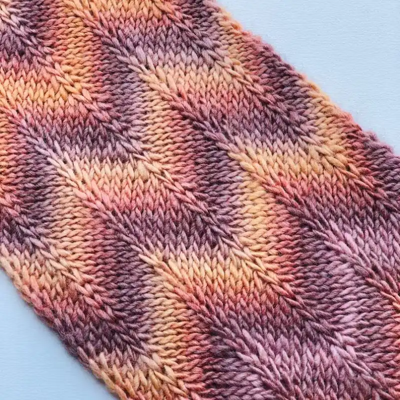Tunisian Knit Ripple Crochet Pattern