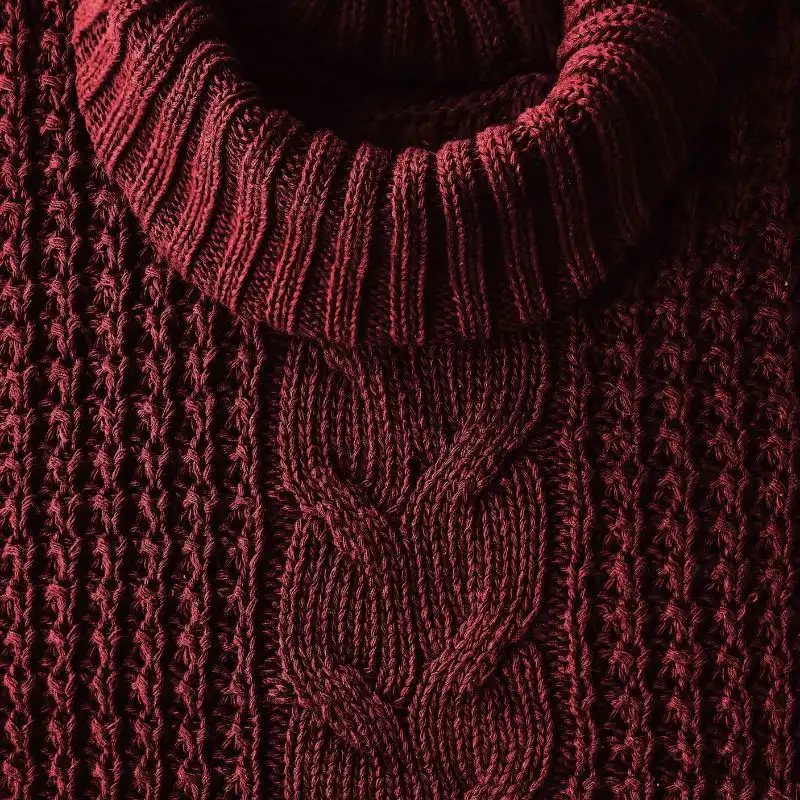 80s Vintage Neck Warmer Knit Pattern