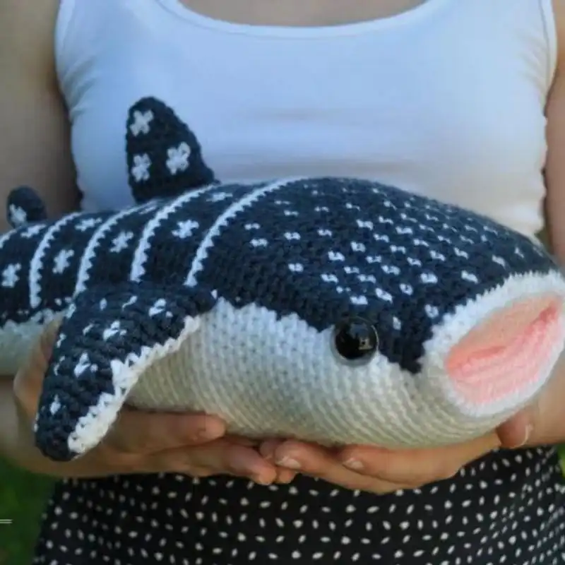 Whitney The Whale Shark Crochet Stuffed Animal Pattern