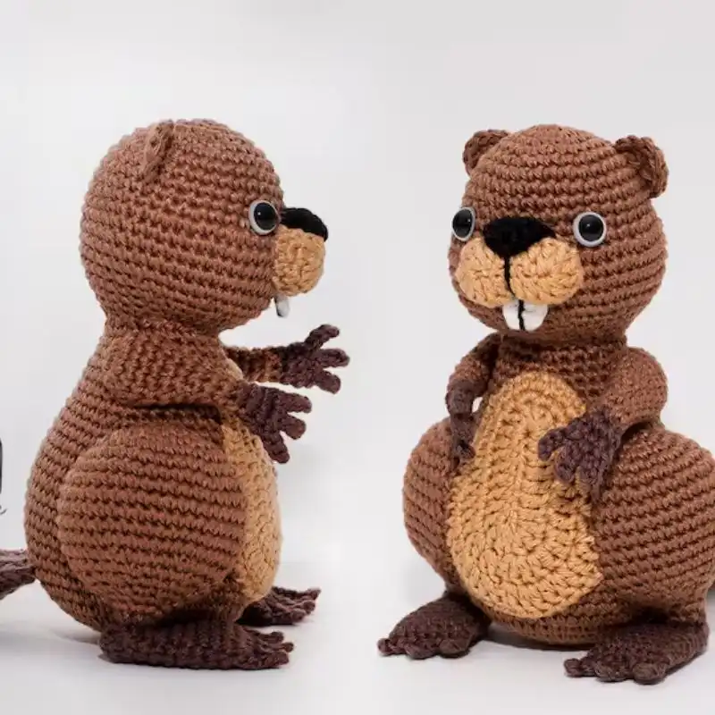 Barkley The Beaver Crochet Pattern