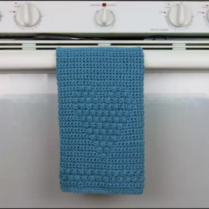 Blueberry Dishcloth And Kitchen Towel Crochet Pattern